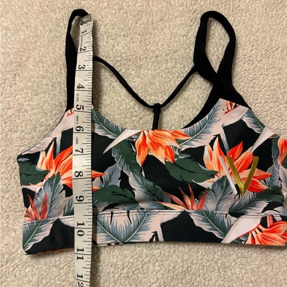 VULL Tropical Floral Print Sports Bra CrossFit - Picture 6 of 9